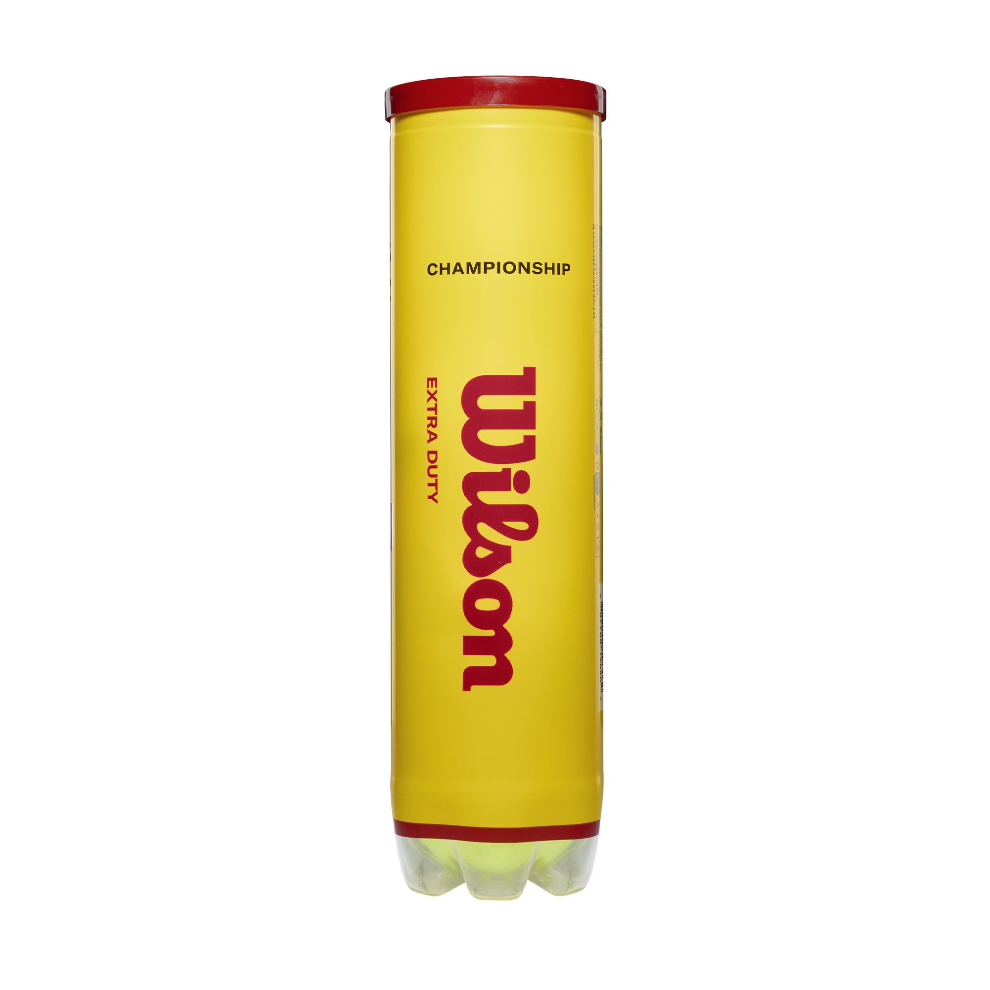 Wilson Championship Extra Duty 4Tball Tennis Balls - Yellow, One Size