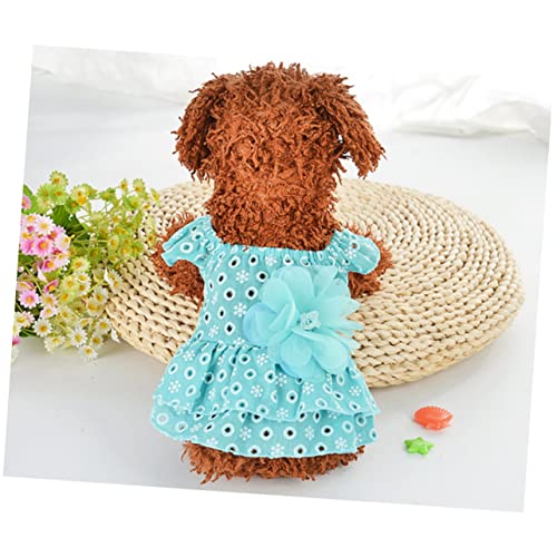 COLLBATH Roupas Para Cães Vestido De Cachorro De Verão Vestido De Renda Para Cães Roupas De Cachorro