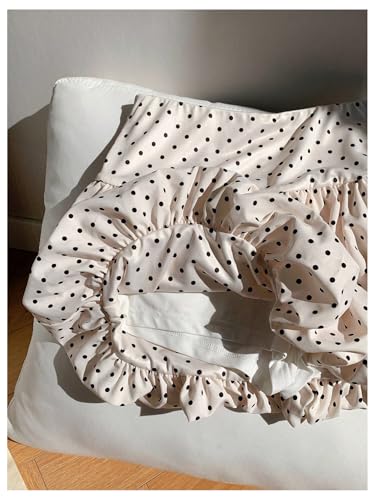 Milumia Women's Polka Dots Bubble Skirt Ruffle Hem A Line Balloon Puffy Short Skirts3