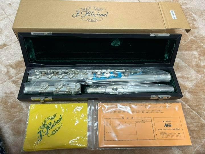 DEAD STOCK J.Micheal頭部管銀製フルート FL−550E