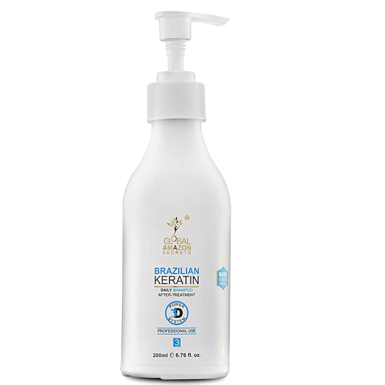 Brazilian Keratin Shampoo | Professional Smoother-Shinier Damage free Hair | Deep nourishment | Controls Frizz 200 Ml