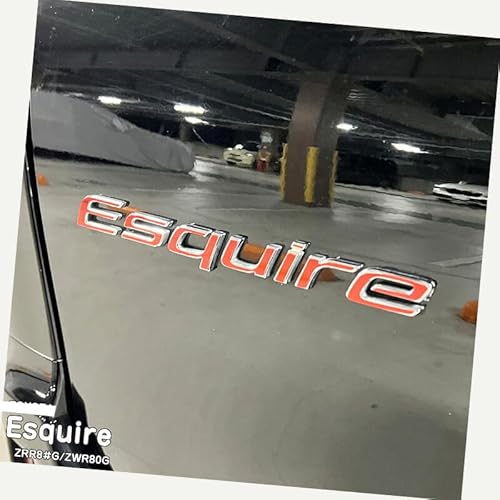 【松印】車種専用 エンブレムフィルム (リア車名) エスクァイア ZRR80 ZRR85 ZWR80 【カラー:通常パープル】