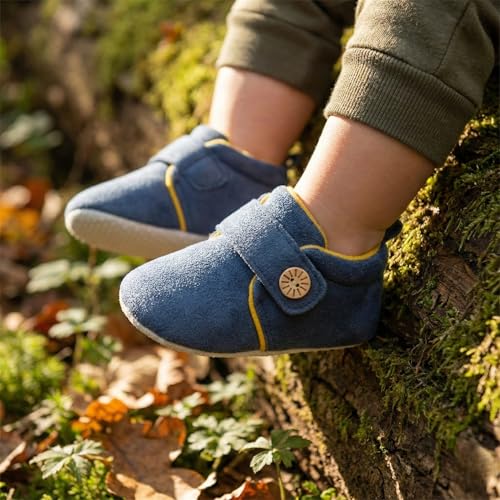 Image of Baby Shoes for Boys & Girls | Baby Boys Shoes | Soft Sole Shoes | Lightweight Breathable Baby Booties | Newborn Shoes (3-12 Months)