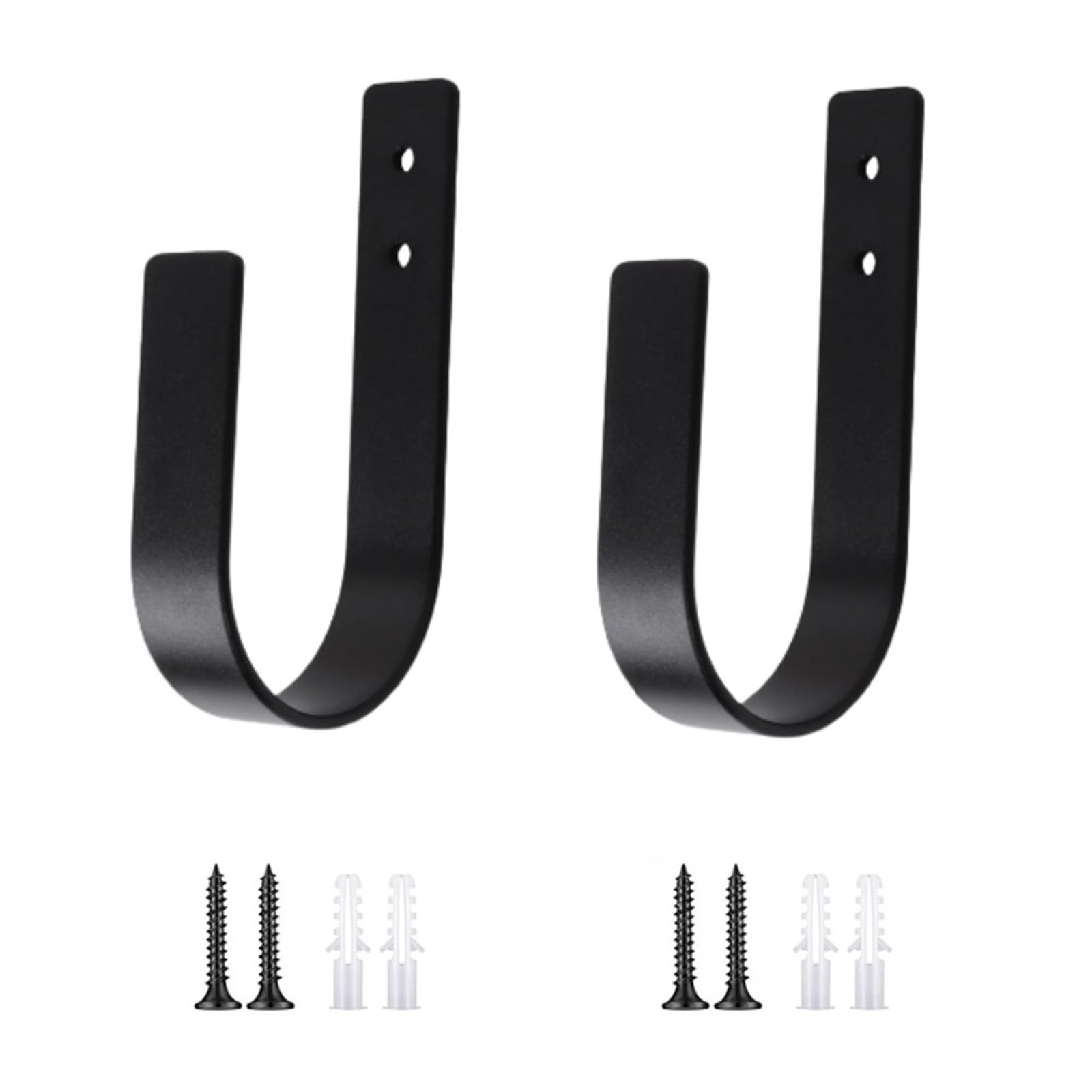 2 Pack Curtain Tiebacks Wall Mount Curtain Holder Curtains Pull Back Tie Backs for Drapery U Shaped Curtains Holdbacks Holdbacks