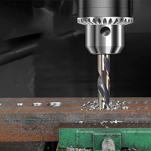 TOP-VIGOR 14mm Reduced Shank Twist Drill Bits, 14mm Metal Drill Bits for Hard Steel with 10mm Shank, HSS 4341 Cutting Diameter Drilling Bits for Stainless Steel Alloy Metal Plastic Wood 7 TOP-VIGOR 14mm Reduced Shank Twist Drill Bits, 14mm Metal Drill Bits for Hard Steel with 10mm Shank, HSS 4341 Cutting Diameter Drilling Bits for Stainless Steel Alloy Metal Plastic Wood - Image 7