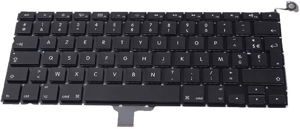 TB Replacement For Macbook Pro A1278 13.3" Keyboard French Layout Black Color Year Model 2009-2010-2011-2012 comes with one year warranty if sold by laptop-parts2go