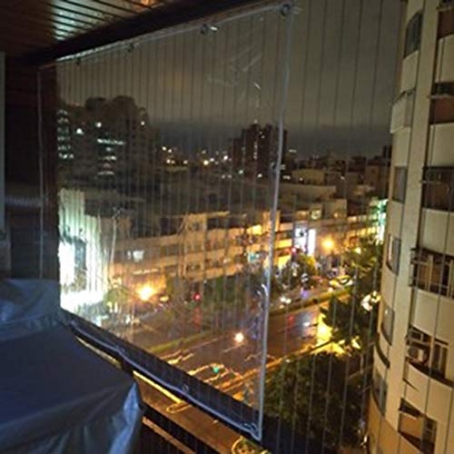 Lona transparente de PVC impermeable OKUOKA lona plástica para jardín 6