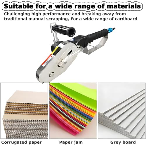 Décapeuse de papier industrielle 2500 tr/min avec griffes 6mm pour déchets - 7