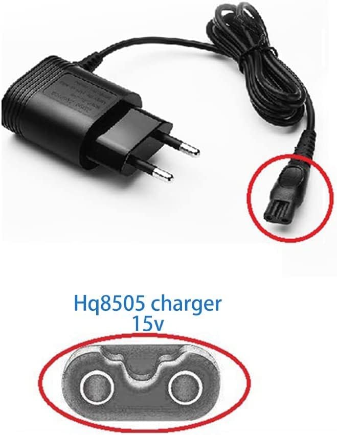 VNJ HQ8505 Norelco Charger Cord Fit for Philips Norelco HQ8505 3000 5000 7000 9000 Series mg7750 mg7790 Electric Shaver Razor,Aquatec,Arcitec,Multigroom Beard Trimmer Power Supply - Image 6