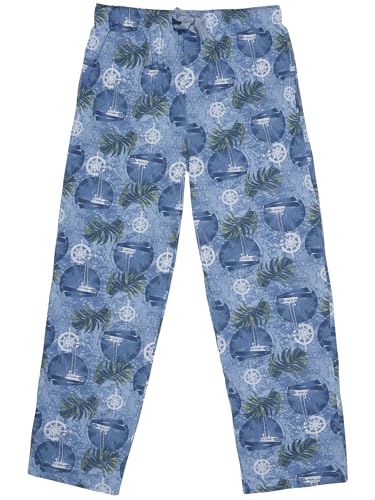 Caribbean Joe Mens' Sailboat Print Pajama Pants4