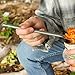 Tapirus - Long Spork and Long Spoon Set - 9.4-inch Long Deep Reach Stainless Steel Eating Utensils for MRE Bag - Keep Hands Clean and Away from Heat - Carry Bag Ideal for Hiking, Camping, Backpacking