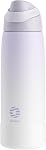 FJbottle 24oz Bouteille d'eau en métal isolé Pas de paille, Coffret de protection antidérapant en acier inoxydable Boutilles d' eau de sport, Isolation sous vide double-angle, sans BPA pour les voyages & Vélo, Navy
