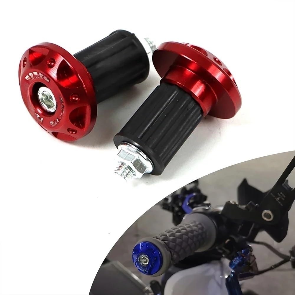 Tapas de Agarre para Motocicleta, Pesas para Manillar, Goma antivibración, CNC, mecanizado Universal para Bicicletas Deportivas Scooters eléctricas