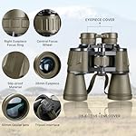 20x50 Binoculars for Adults with Smartphone Adapter - High Powered Binoculars for Bird Watching Hunting Hiking Concert Travel Theater with BAK4 Prism FMC Lens, Mud - Image 4