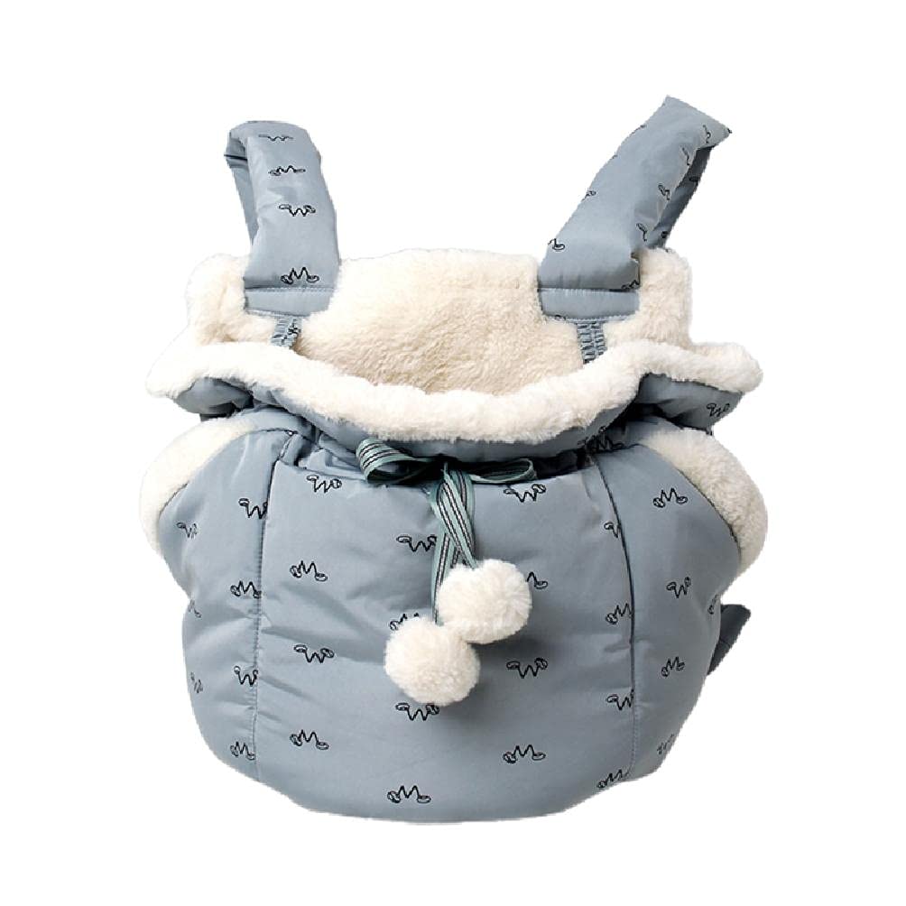 Sac de transport suspendu semi-fermé pour petit animal avec sangle confort et range-friandises