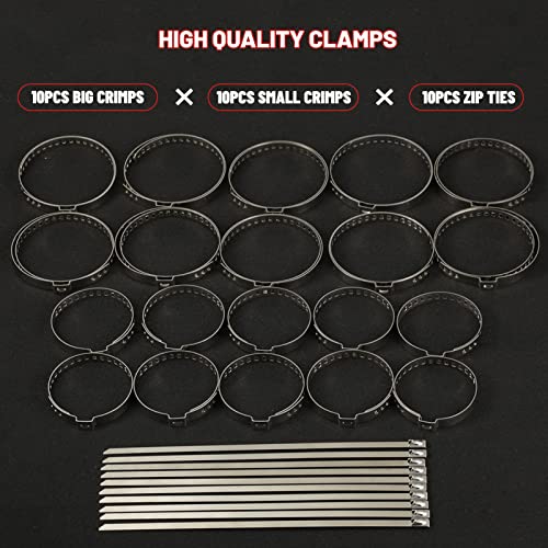 SPEEDWOX 31PCS CV Joint Boot Clamp Pliers with Stainless Steel Band Clamps Locking Metal Cable Zip Ties Kit CV Boot Clamp Tool for Most Cars Car Banding Tools Kit Set Auto Repair Tool - Image 3