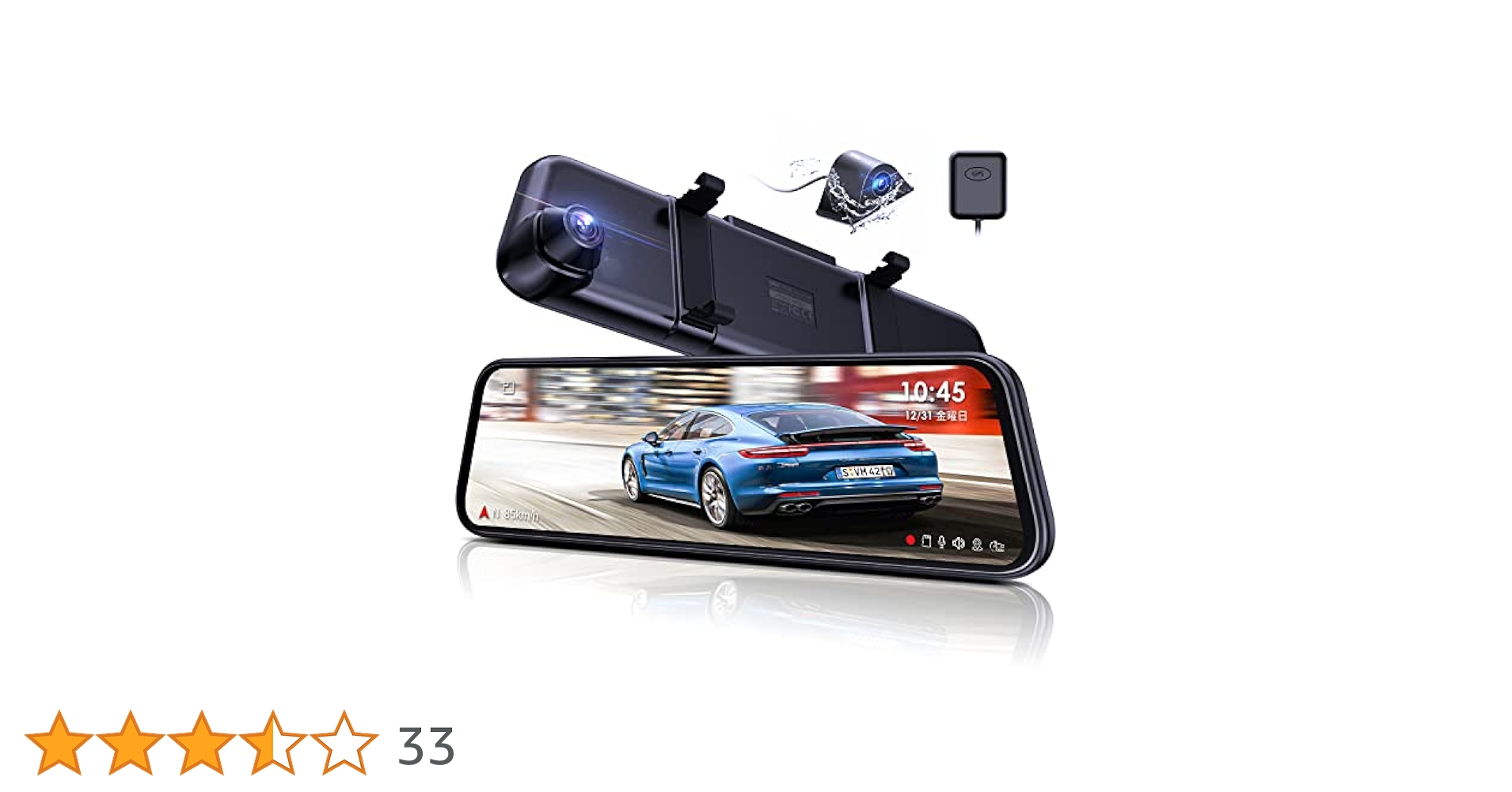 ミラー型ドライブレコーダー VANTRUE「M2」 実機レビュー VANTRUEの新型スマートミラー「M2」の評価