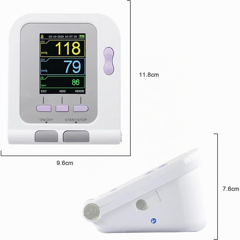 Blutdruckmessgerät Für Haustiere, Veterinärsphygmomanometer Mit 3 Manschetten, Automatische Blutdruckmessung, LCD-Digitalanzeige, Für Katze, Hund, Elefant, Tierpflege