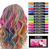 Jim&Gloria Dustless Hair Chalk For Girls, Temporary Color Dye For Kids, Teen Girls Trendy Stuff, Teen Girl Gifts, Tween…