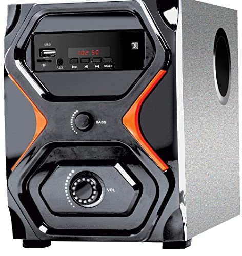 IKALL IK2222 - Home Theater 7.1 Channel Party Speaker System (Bluetooth, Aux, USB and FM Connectivity) (Black) 3 51oQi6lsthL