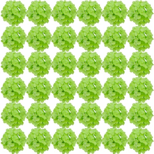 FagusHome 35 Pièces Têtes Fleur d'hydrangea 18CM Artificielle Fleur Artificielle avec Tiges...