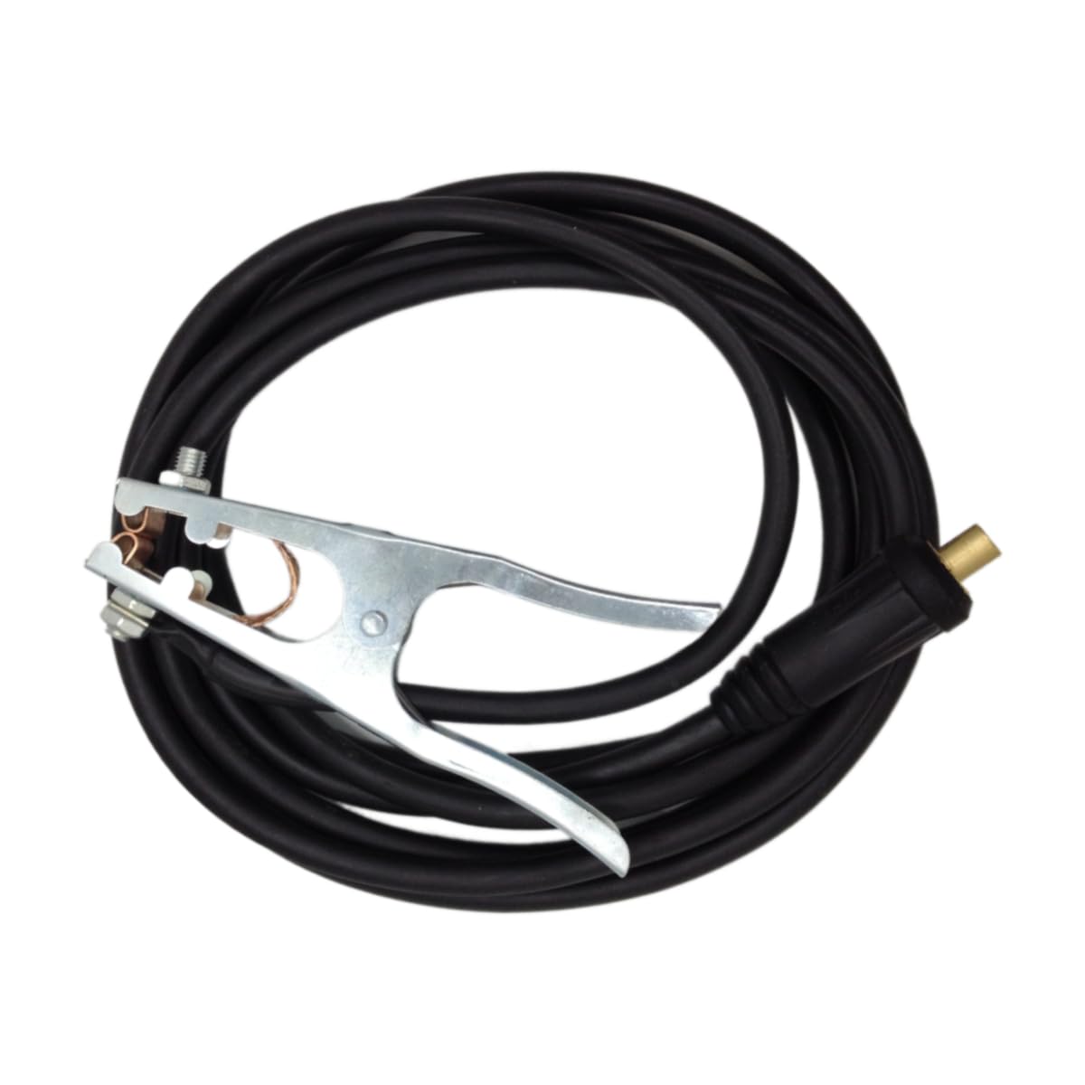 15 ft 4 AWG Welding Ground Cable DINSE 50 w/ 500A Clamp fit Vulcan OmniPro 220 Multiprocess Welder 57812
