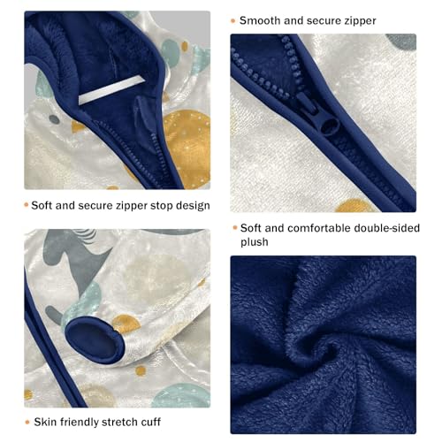 Baby Rocking Horse Girls Fleece Jacket Girls Fall Jacket Girls Zip Up Hoodie Girls Sherpa Jacket 2-10T3