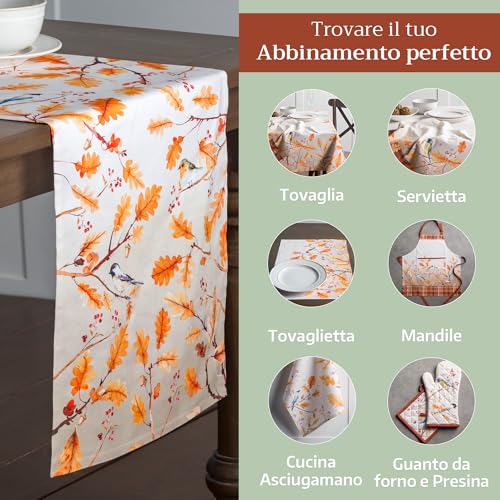 Maison d'Hermine Tischläufer 100 % Baumwolle Einlagig (50 cm x 150 cm) – Ansicht 6