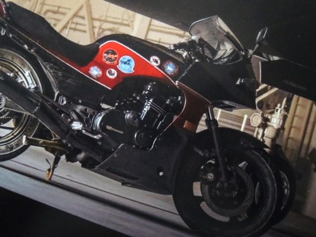 Amazon.co.jp: ノーブランド品 A4額付きポスターGPZ900RバイクKAWASAKI 