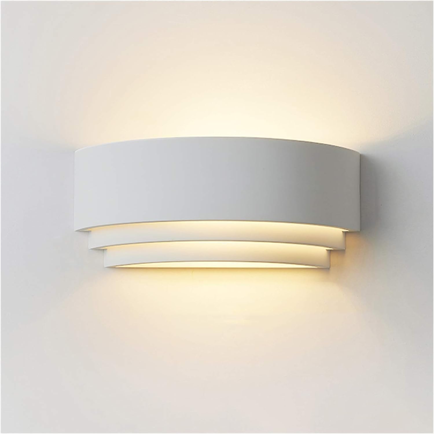 Granestner Wall Lamp Wall Lamps Wall Lamp Bedroom Living Room Background Wall Sconce Lighting Aisle Corridor Light Plaster Wall Light(Color:Default)