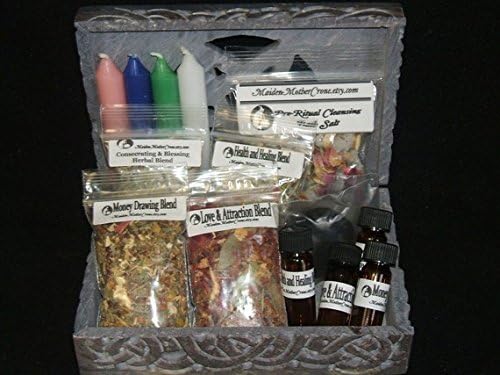 Super Spell Supply Kit - Candles, Herbs, Oils, Incense