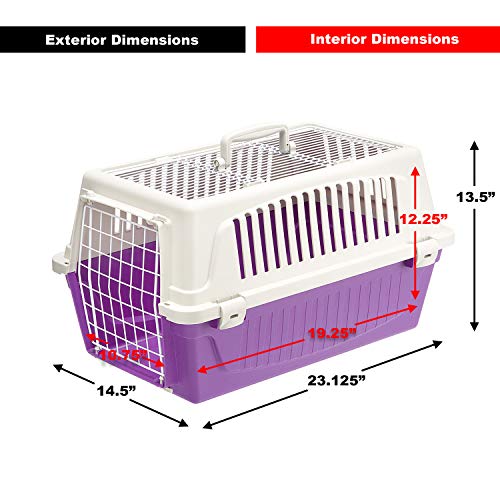 Ferplast Atlas Pet Carrier Small Pet Carrier for Dogs & Cats w/Top