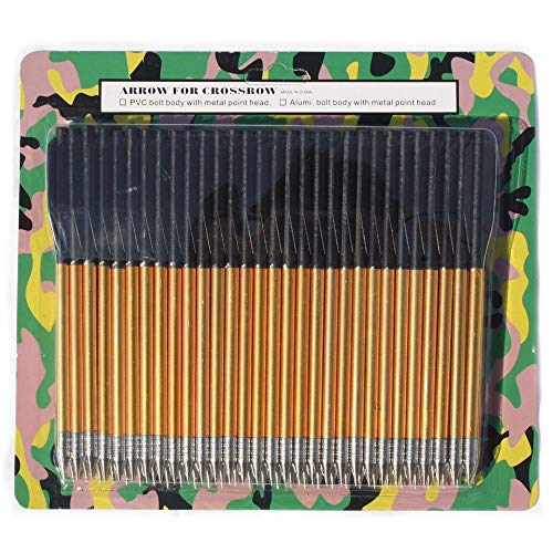 Ace Martial Arts Supply Crossbow Arrows with High Impact Bolts 50-Pounds and 80-Pounds (120 Pieces)