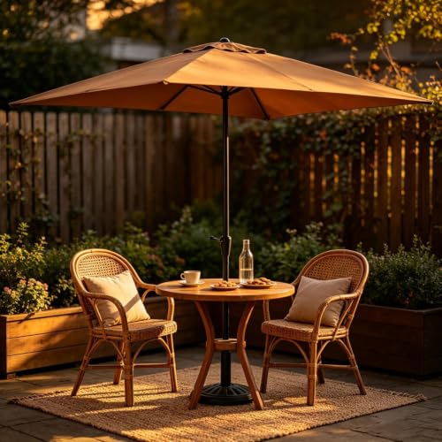 Cubierta de repuesto para sombrilla rectangular anti-UV de patio 3