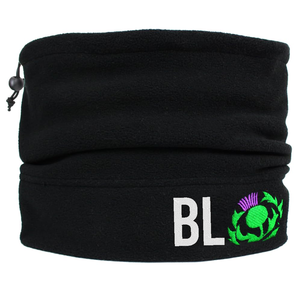 TeddyT's Personalised Scotland Thistle Team Snood (Black) (Classic)