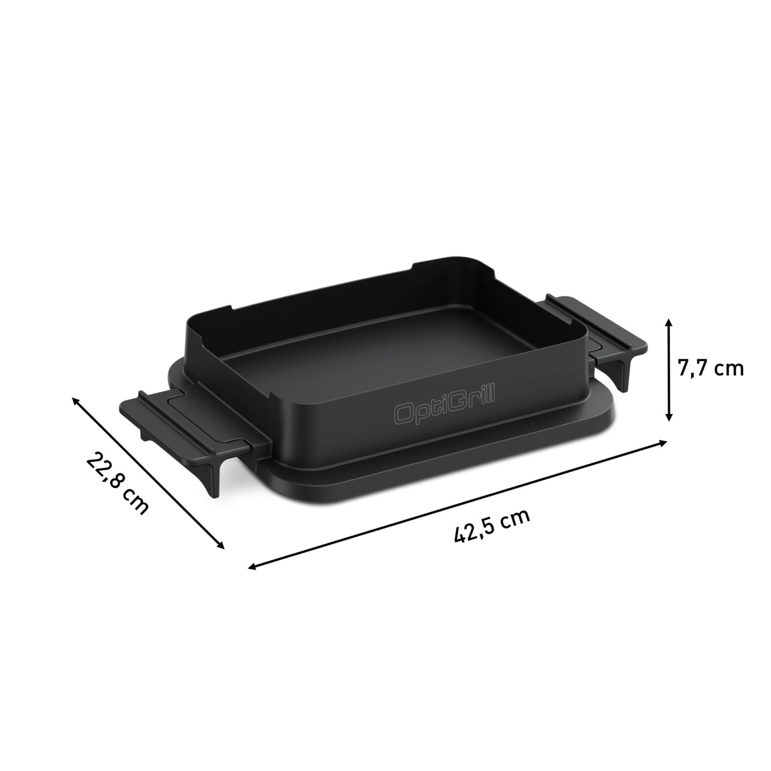 Tefal Moule à pâtisserie en aluminium noir, classique, Plat de cuisson, Rectangulaire, BAKING_PAN, 2969481031, Noir