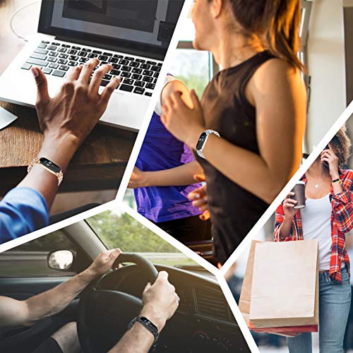 MIJOBS Correas de Mi Band 5 Mi Band 6 Bracelet,Wrist Strap Replacement Band para Mi Band 5/6 Correa(No Host)