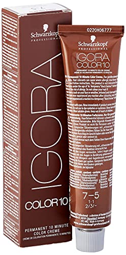 Schwarzkopf Professional Igora Color 10 Medium Blonde Gold 7-5 Hair Color 60ml