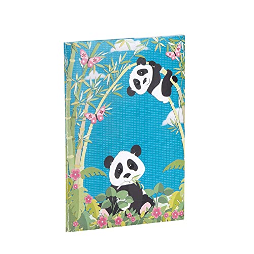 Rössler Papier 11701330000 - Pacote de papelaria «Panda», 165 x 235 e 90 x 177 mm, 10 folhas e 10 envelopes