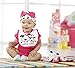 Gerber Baby-Girls Newborn 2 Pack Novelty Caps Dalmation, Pink, 0-6 Months