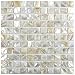 Cream 1" x 1" Pearl Shell Tile - SAMPLE SWATCH
