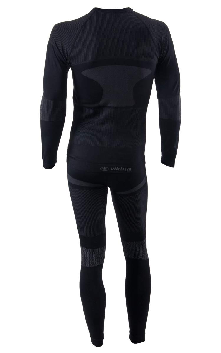 VIKING Set di Biancheria Intima Termica da Uomo, Pantaloni e Maniche Lunghe, Biancheria Intima Tecnica Dante