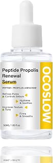 50ml Hydrating Renewal Serum,Peptide Propolis Renewal Serum,CICA, Hyaluronic Acid, Peptides & Propolis for Dry Skin & Wrinkles (A)