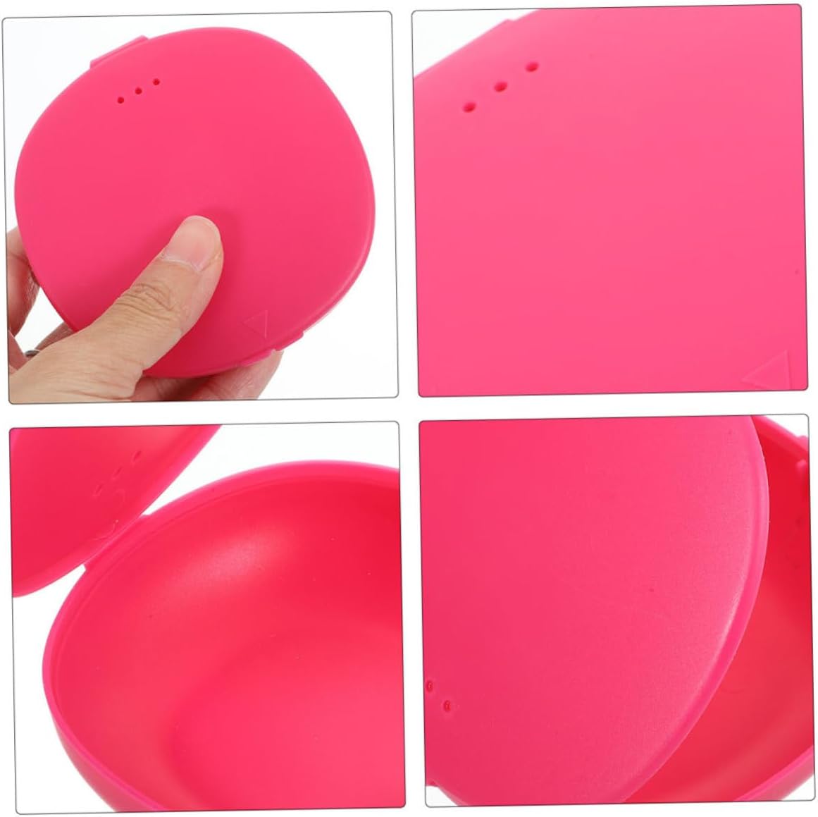 Didiseaon 4pcs Portable Storage Box for Menstrual Discs Easy to Clean Travel-Friendly Silicone Case for Period Care Versatile Organizer for Personal Items