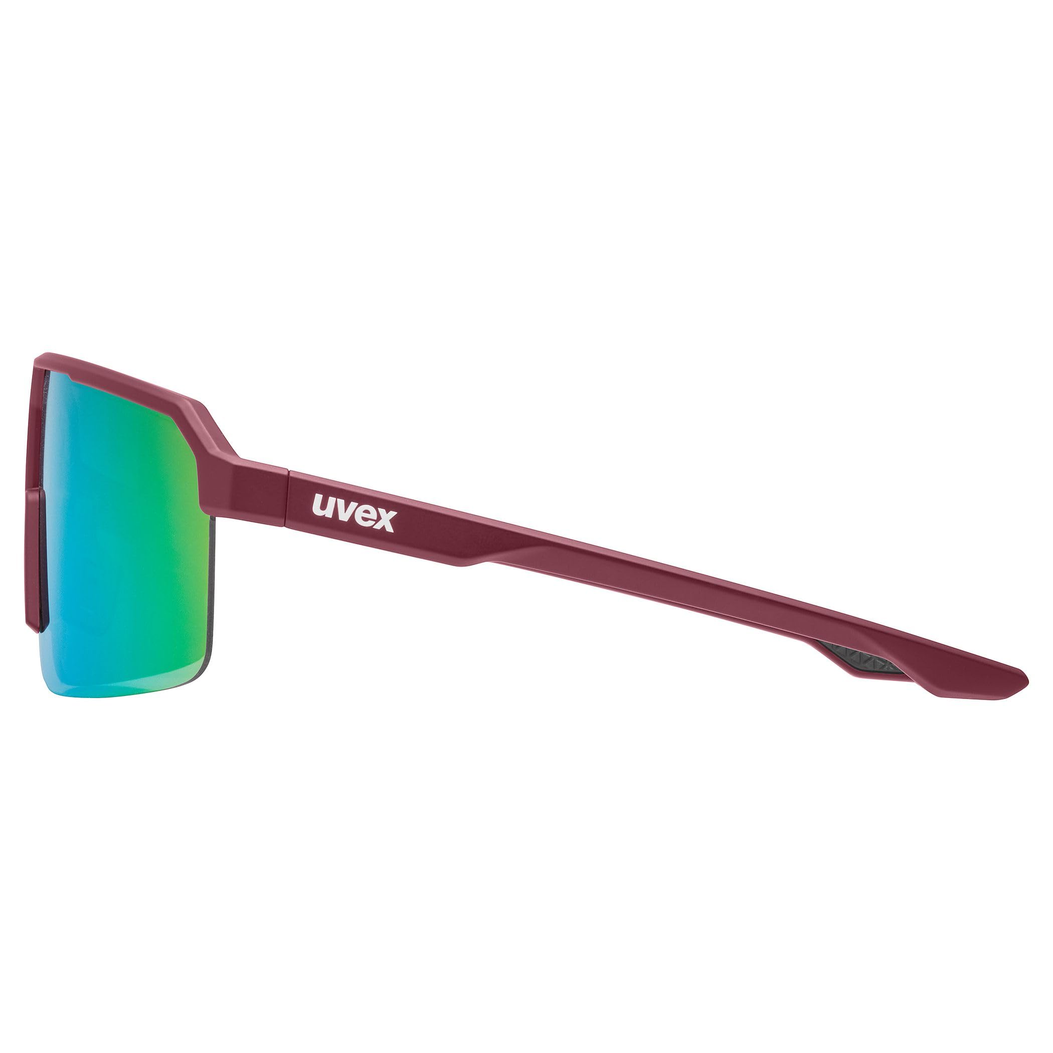 uvex ramp, okulary sportowe unisex-dorosły, burgundy matt/mir.rose, one size