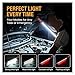 MUSM Magnetic & Rechargeable Work Light 3 Lighting Modes Repair Light Super Bright Magnetic Car Work Lights Free Adjustment