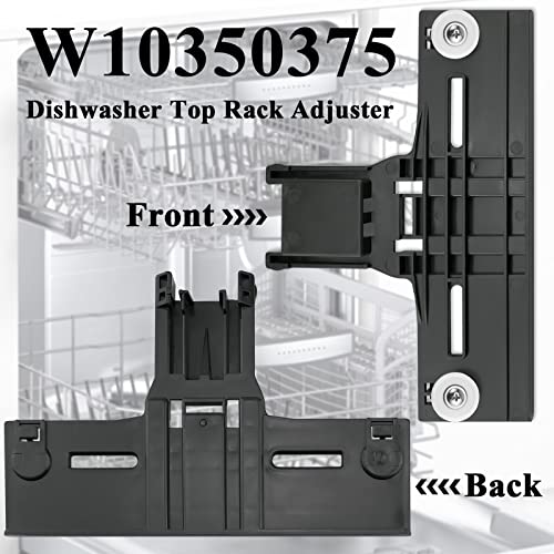 image for Funmit Upgraded W10350375 Dishwasher Top Rack Adjuster & W10195839 Rac