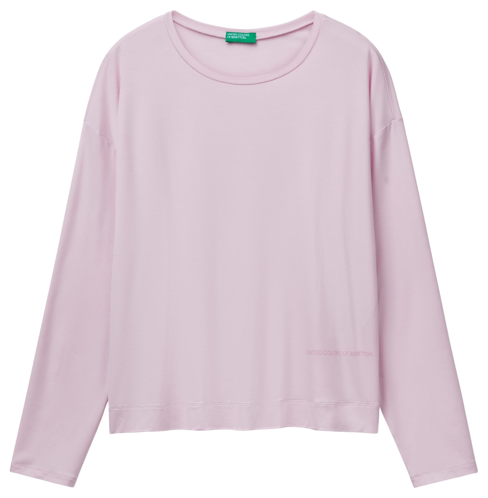 United Colors of Benetton Maglia G/C M/L 36mx3m07b Parte Superiore del Pigiama Donna (Pacco da 1)