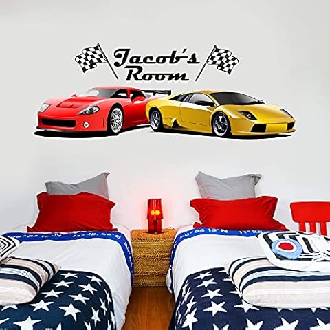 Beautiful Game Personalised Name Wall Sticker Cover