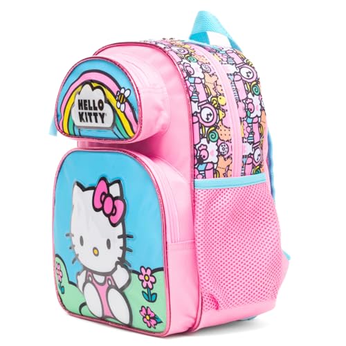 SANRIO Hello Kitty Backpack Set - Bundle with 12 Mini Bag, Stickers, More | Hello Kitty School Supplies Pack for Kids, Boys and Girls3